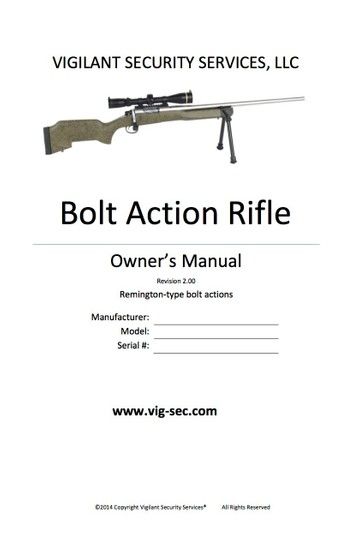 Bolt Action Rifle Owner\