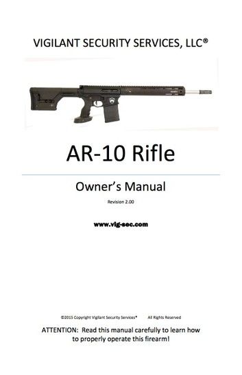 AR-10 Rifle Owner\