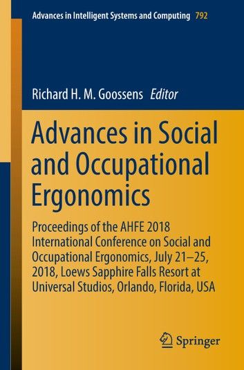 Advances in Social and Occupational Ergonomics