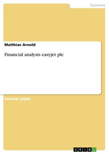 Financial analysis easyjet plc