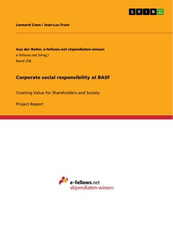 Corporate social responsibility at BASF