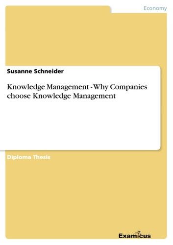 Knowledge Management - Why Companies choose Knowledge Management