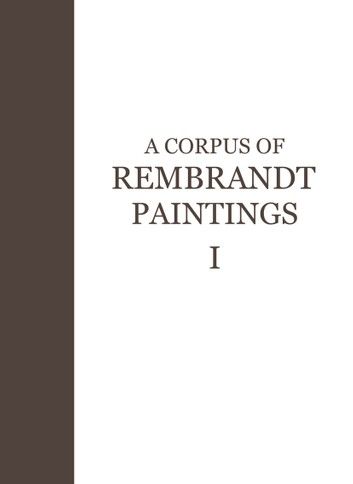 A Corpus of Rembrandt Paintings