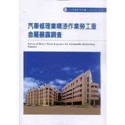 汽車修理業噴漆作業勞工重金屬暴露調查ILOSH104：A308