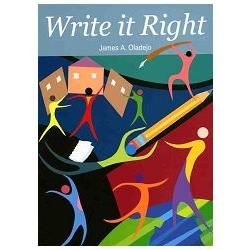 Write It Right【金石堂、博客來熱銷】