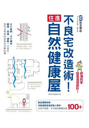 不良宅改造術!住進自然健康屋：做對格局、選對建材，調溼、控溫、通風一次搞定，迎向光和風的裝修完全解剖書 (電子書)