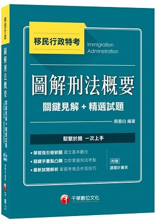 圖解刑法概要關鍵見解＋精選試題[移民行政]【金石堂、博客來熱銷】