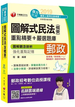 [郵局考試必備書籍] 圖解式民法（含概要）重點精要+嚴選題庫[郵政營運職、專業職（一）、職階晉升]