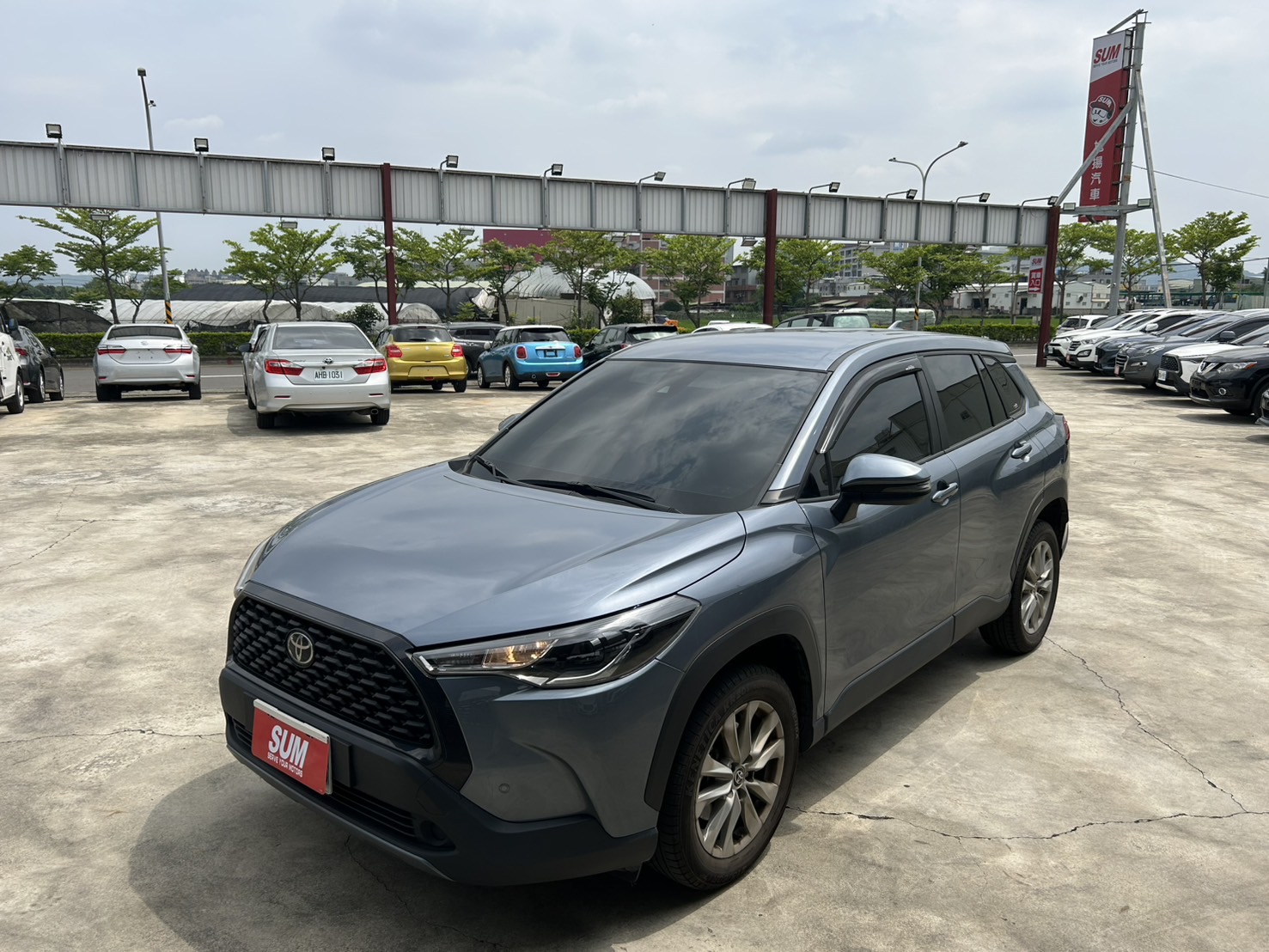 2021年Toyota Colla Cross 1.8汽油豪華版 藍 全車原版件 實車實價  第1張相片