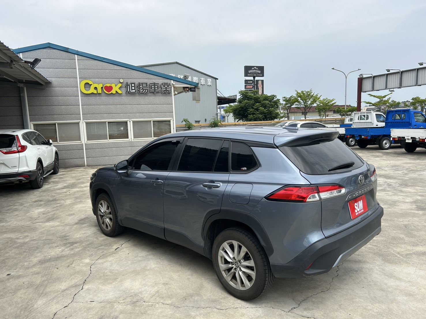 2021年Toyota Colla Cross 1.8汽油豪華版 藍 全車原版件 實車實價  第5張相片