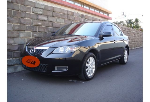 2008年Mazda3--馬自達3黑色1.6cc  第1張相片