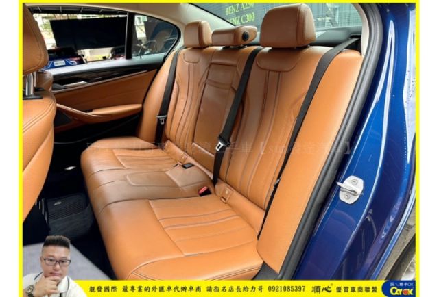 BMW 520I 2017年 2.0 藍 3999  第7張相片