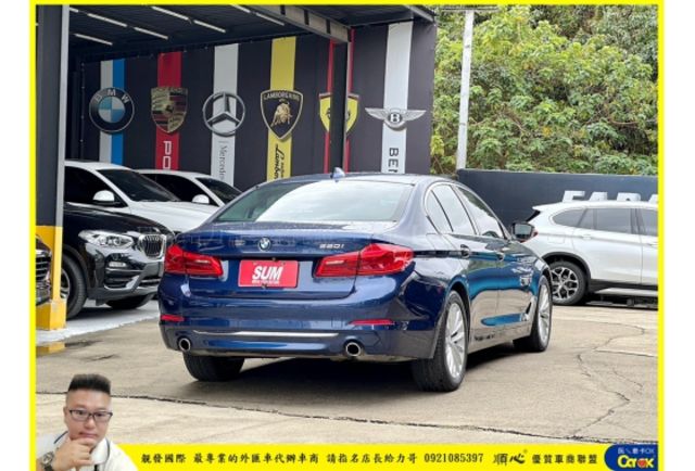 BMW 520I 2017年 2.0 藍 3999  第12張相片