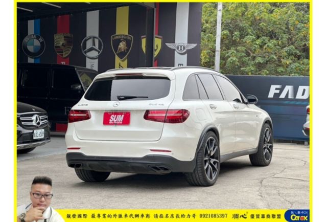 BENZ GLC43 4MATIC 2017年 3.0 白 7233  第12張相片