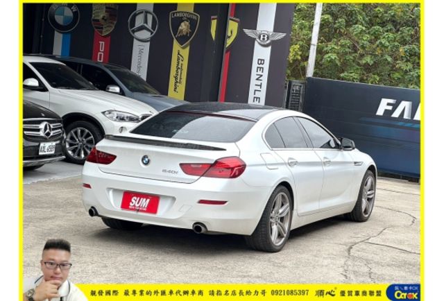 BMW 640GC 2014年 3.0 白黑 2900  第13張相片