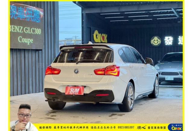 BMW 118I 五門 2017年 1.5 白黑 8077 順  第3張相片