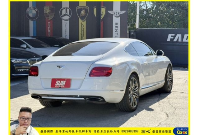 賓利 CONTINENTAL GT 2013年10月 6.0 白 5668  第3張相片