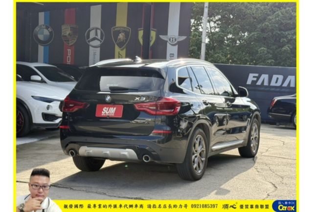 BMW X3 20D 2017年11月 2.0 黑 9031  第2張相片