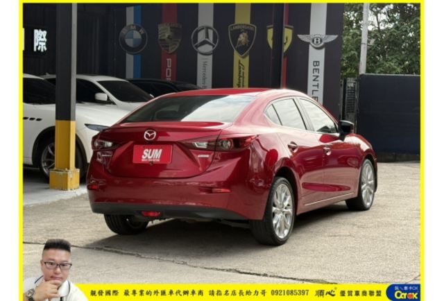 馬自達 馬3 2018年10 2.0 深紅 5623  第4張相片