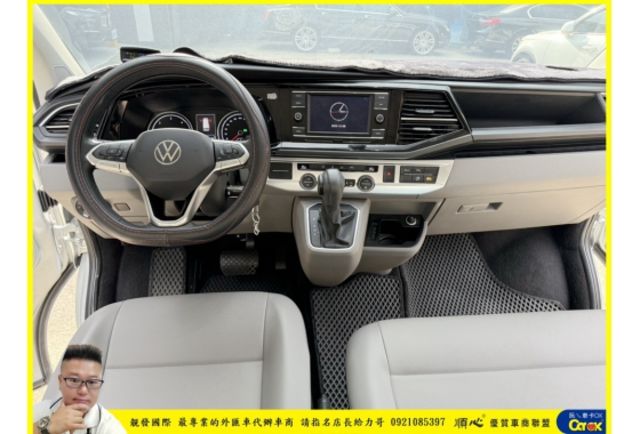 福斯 CARAVELLE L 2023年 柴油 9人座 2.0 銀 5338  第4張相片