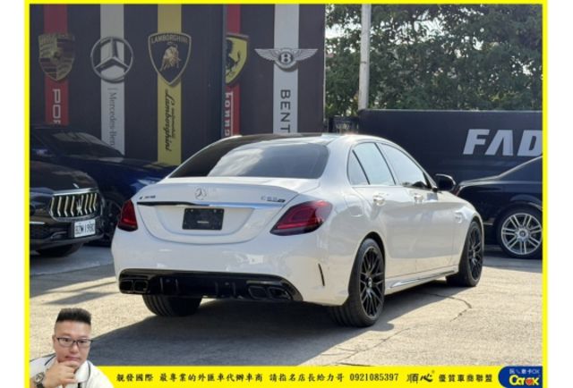 BENZ AMG C63S 2021年 4.0 白 0889  第16張相片