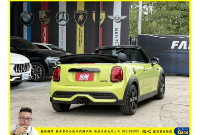 MINI COOPER 敞篷 2021年 淺黃 7030  第13張相片