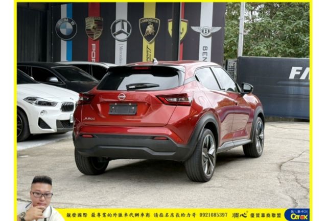 日產 JUKE 2022年 1.0 深紅 2078  第2張相片