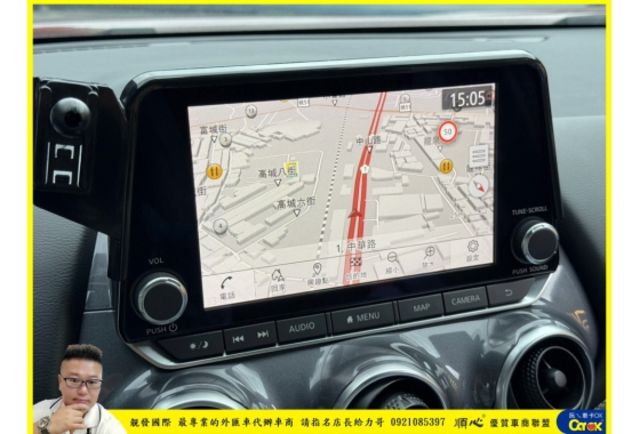 日產 JUKE 2022年 1.0 深紅 2078  第6張相片