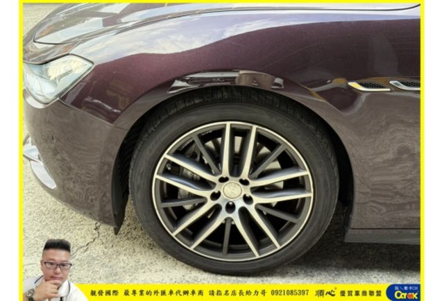 瑪莎拉蒂 GHIBLI 柴油 2015年 3.0 紅 1511 順  第2張相片