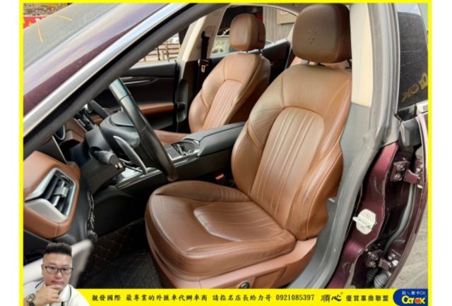 瑪莎拉蒂 GHIBLI 柴油 2015年 3.0 紅 1511 順  第4張相片