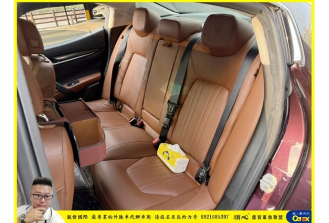 瑪莎拉蒂 GHIBLI 柴油 2015年 3.0 紅 1511 順  第5張相片