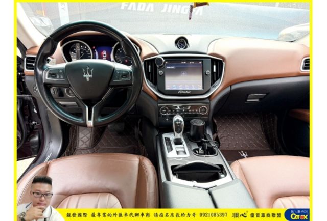 瑪莎拉蒂 GHIBLI 柴油 2015年 3.0 紅 1511 順  第9張相片