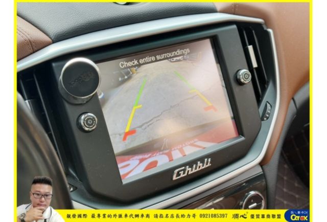 瑪莎拉蒂 GHIBLI 柴油 2015年 3.0 紅 1511 順  第13張相片