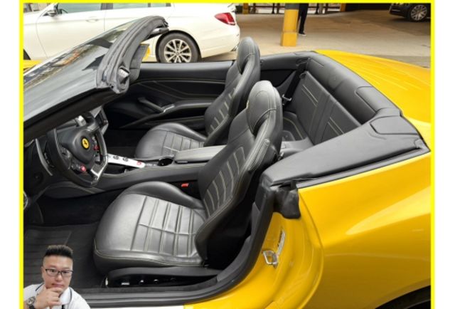 法拉利 CALIFORNIA 2015年 3.9 淺黃 黑 1668  第3張相片