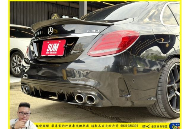 BENZ C200 2017年11月 2.0 黑 6080 順  第13張相片