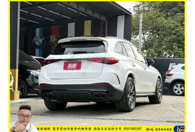 BENZ GLC43 4MATIC 2025年 2.0 白 #8928  第17張相片