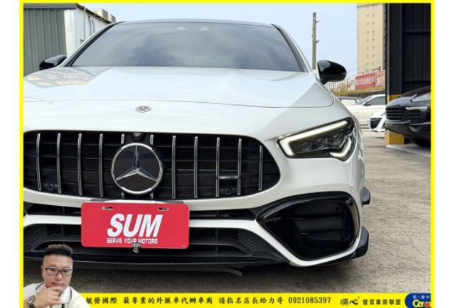 BENZ CLA45S 2020年 2.0 白 9866  第2張相片