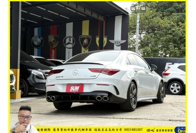 BENZ CLA45S 2020年 2.0 白 9866  第3張相片