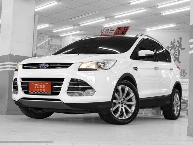 頂級版！2013年 FORD福特 KUGA 白 1.6／全景天窗.定速.恆溫.電尾.藍牙  第1張相片