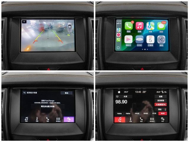 2017年 FORD福特 RANGER 橘 3.2／定速.電動椅.倒車顯影.CarPlay  第11張相片