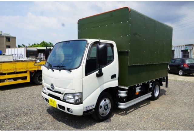 2021年HINO 日野 300 伸縮蓬式 10尺半 升降尾門  冷氣冷 車況佳  第1張相片