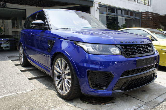 中古車 2016 Range Rover Sport Svr 藍 吉裕國際 Land Rover 荒原路華 Range Rover 台中市 Findcar 找車網