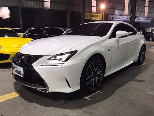 中古車 Rc350 F Sport 珍珠白衛星導航倒車顯影天窗總代理 Lexus 淩志 Rc Series Rc350 台北市 Findcar 找車網