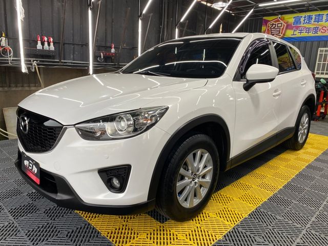 2014 馬自達 CX-5 2.0 白 免鑰匙 恆溫 電動椅 定速 顯影 導航  第1張相片