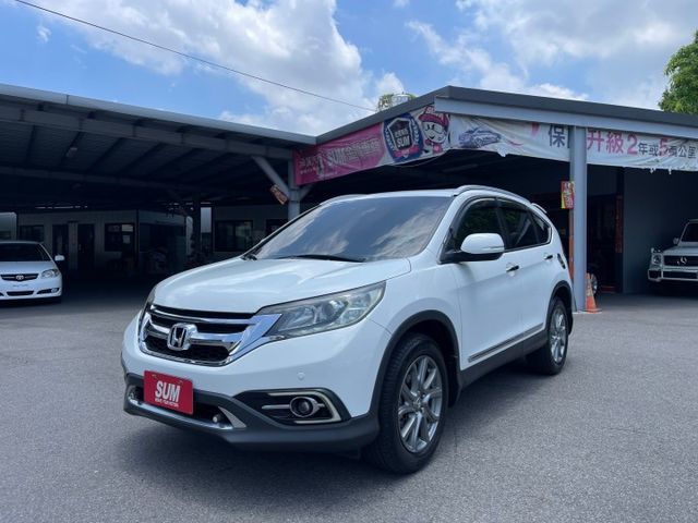 2015年 本田 CR-V VTI-S 白 2.4 行李架/電動天窗/車前雷達/換檔撥片/迎賓踏板燈/後座出風口  第9張相片