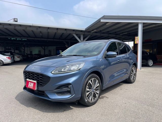 2021年 福特 Kuga 250 ST-LINE 全速域 藍 2.0 全景天窗/電動尾門/空力套件/環景影像/摸門解鎖  第9張相片