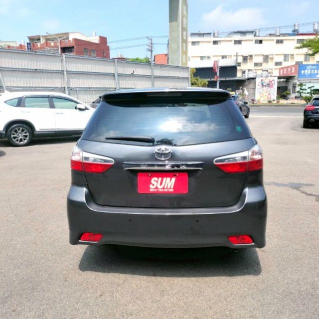 2012年 豐田 WISH 灰 2.0 倒車雷達/後視鏡指示燈/頭燈水平調整/前霧燈/後霧燈/後座出風口  第17張相片