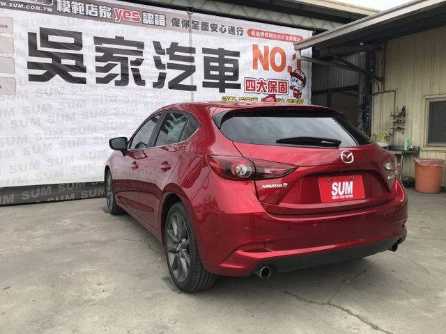 2018年 Mazda 馬三 旗艦型 原鈑件 原廠保養 ✔️賞車前請先電話預約  可可24小時都在線等待  第5張相片