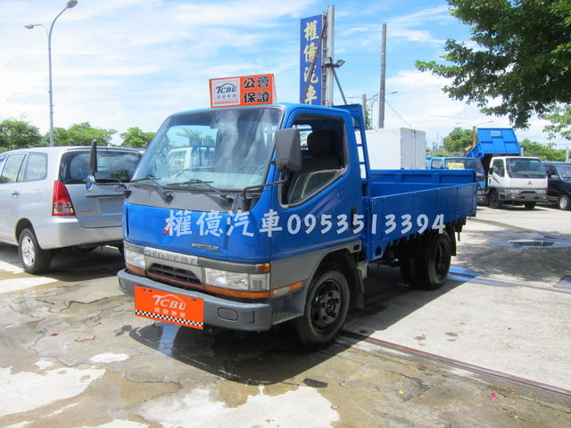 中古車 2000年中華堅達三期canter 六輪柴油貨車木斗車斗雙折尾門 Mitsubishi 三菱 Canter 堅達 桃園市 Findcar 找車網