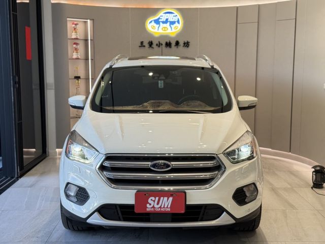 2018年 KUGA 2.0旗艦AWD版 全景天窗 盲點 ACCE跟車 里程僅跑7萬 原鈑件 實車實價 歡迎試乘  第1張相片